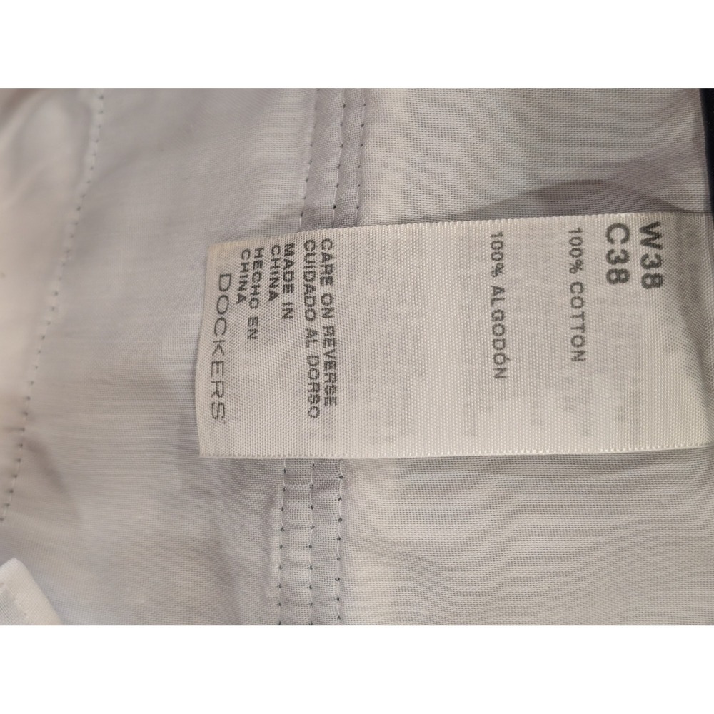 Dockers Mens Cargo Shorts Size 38 Gray Cotton Casual Outdoor Relaxed Fit - Picture 4 of 6